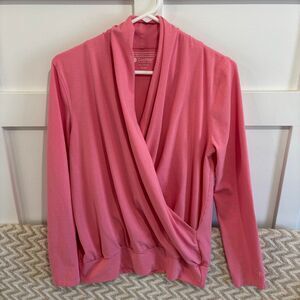 Coolibar Long Sleeve Crossover Top UV UPF Sun Protection